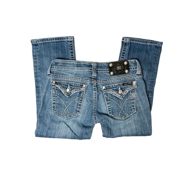 Miss Me Denim - Miss Me Capri Y2K flap pocket denim jeans 28